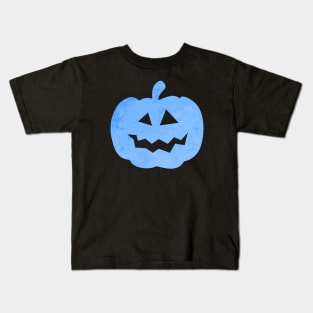 Blue Jack O Lantern - Autism Awareness Halloween Kids T-Shirt